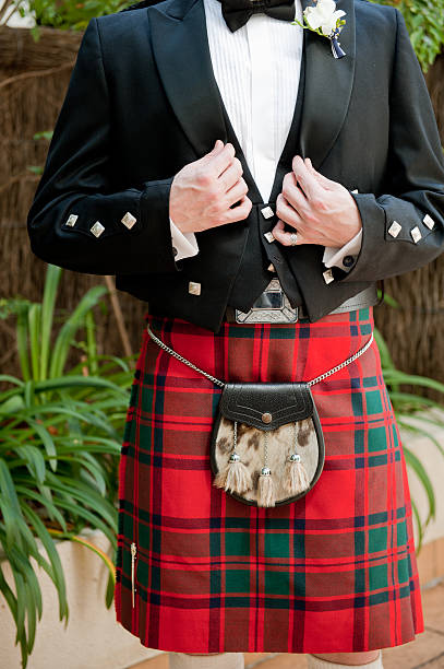 Man dressed in stylish Formal Kilt outfit